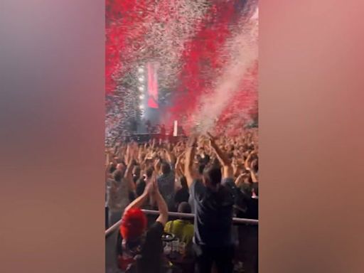 The Killers pause gig to show England Euros win... before belting out ‘Mr Brightside’