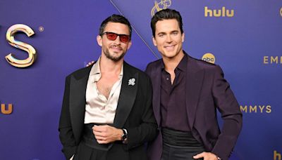 Matt Bomer and Jonathan Bailey Bring Cummerbunds to 2024 Emmy Awards Red Carpet in Brioni and Giorgio Armani