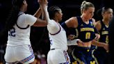 NCAA Michigan Kansas Basketball