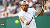 Musetti tames big-serving Mpetshi Perricard to enter Wimbledon quarter-final | Tennis News - Times of India