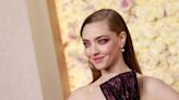 Amanda Seyfried Is Striking in a Bejeweled Bow Gown and Vampy Glam at the Golden Globes