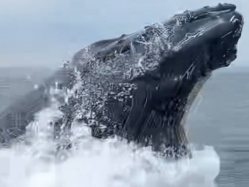 Off-duty Maine police officer gets up close and personal with humpback whale