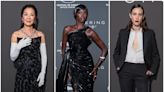 Dark, dramatic looks took over the red carpet at the Kering Women in Motion Awards. See the best black outfits from the event at Cannes.