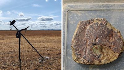 Darlington metal detectorist finds 1900-year-old 'corker' Roman coin