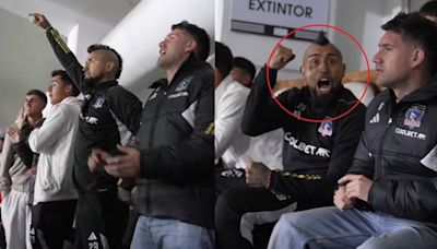 Copa Libertadores: la 'picante' celebración de Arturo Vidal tras victoria de Colo Colo