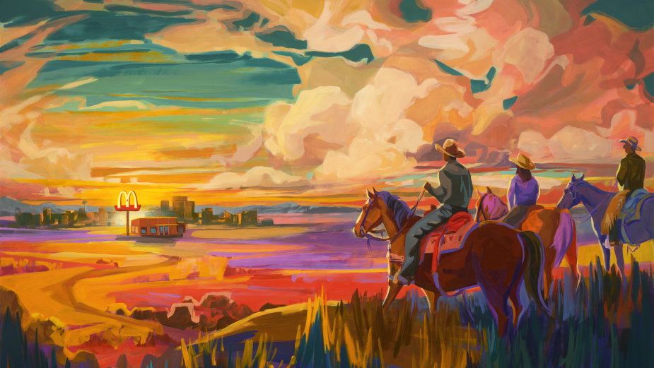 McDonald’s Canada Paints the Town Gold at the Calgary Stampede with Mural Artistry | LBBOnline