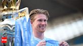 'Kevin isn't leaving': Pep Guardiola puts to rest speculations of Kevin De Bruyne leaving Manchester City | Football News - Times of India