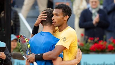 Surrealismo en Madrid: Auger-Aliassime, a la final gracias a tres retiradas