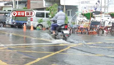 颱風+年度大潮！東港海水倒灌已淹4天 凱米恐加重災情