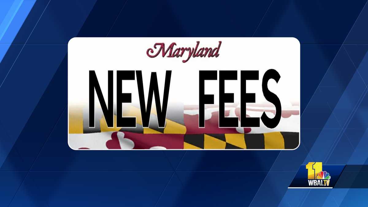 Vehicle registration fees increasing in Maryland this summer