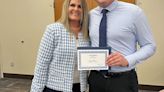 Central's Bryce Davis recognized for registering fellow students to vote