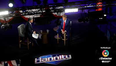 Kamala Harris NO recibirá por adelantado las preguntas del debate y otras falsedades de Trump en su entrevista con Hannity