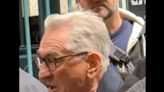 Robert De Niro confrontó a manifestantes pro-palestinos en Nueva York: "Si van a seguir hablando tonterías, entonces deben irse a casa"