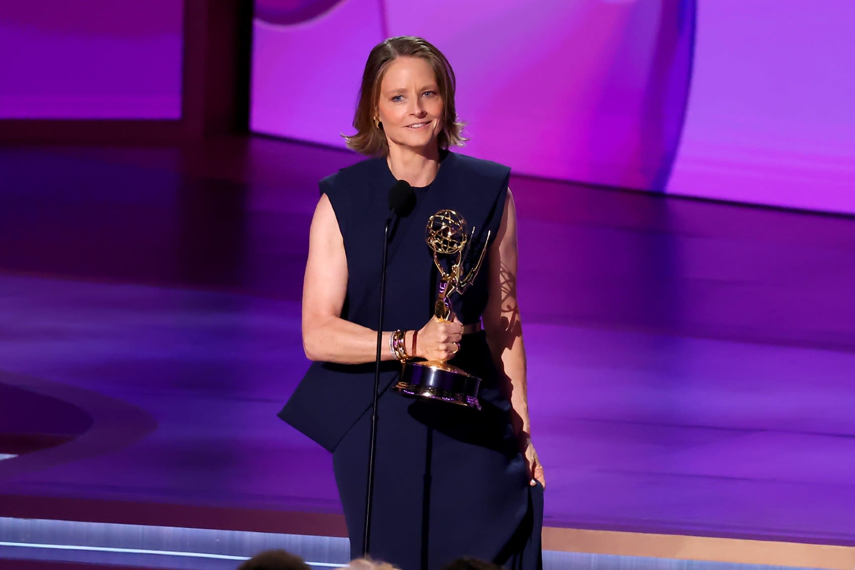 Jodie Foster gives moving speech for first-ever Emmy win: "Love and work equals art"