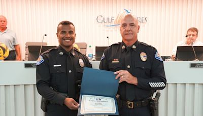 Gulf Shores police officer recognized for saving man’s life