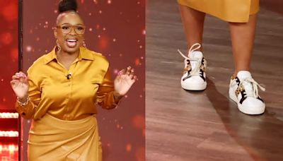 Jennifer Hudson's Leopard-Print Sneakers Bring Wild Flair to Her Talk Show