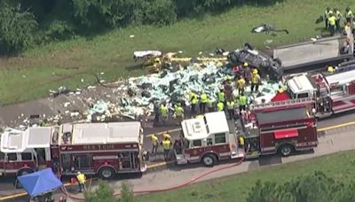 Truck driver faces manslaughter charges after 5 killed in crash, officials say