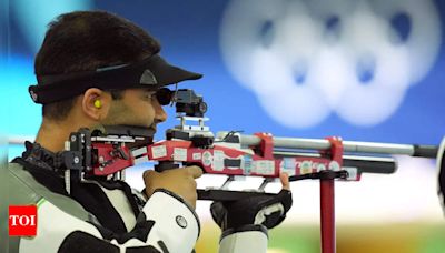 Who is Arjun Babuta? All you need to know about the Indian shooter who qualified for 10m air rifle final at Paris Olympics | Paris Olympics 2024 News - Times of India