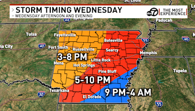 Severe weather likely in Arkansas Wednesday afternoon and evening