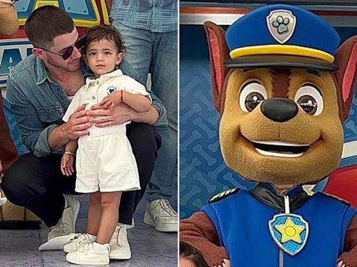 Nick Jonas Shares Snaps of Cute Dad and Daughter Day with Malti at Theme Park: ‘We Met Paw Patrol’