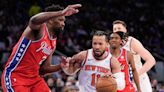 Jalen Brunson scores Knicks’ playoff record 47 points in win, shakes off forearm shiver from Joel Embiid