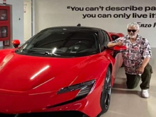 Ajith Kumar becomes proud owner of swanky red Ferrari in Dubai, priced at a whopping Rs 9 crore