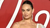 Lily James just wore a frothy see-through dress to the British Fashion Awards