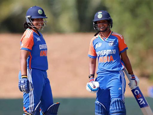 Women's Asia Cup: Harmanpreet Kaur, Richa Ghosh fifties take India to 201/5 against UAE | Cricket News - Times of India