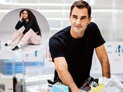 Roger Federer welcomes 'Challengers' star Zendaya to the On apparel family | Tennis.com