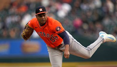 Framber Valdez pitches 7 strong innings and Astros use a late 4-run rally to beat Tigers 5-2