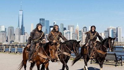 Apes on Horseback Invade N.Y.C. in Wild Marketing Campaign for New Sequel - See the Photos