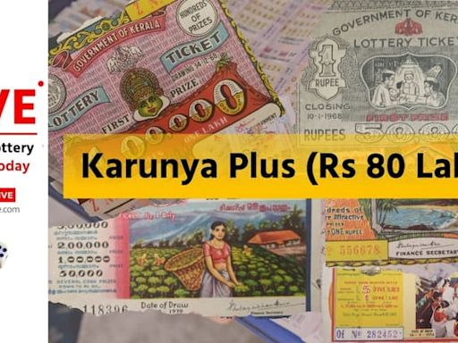 LIVE | Kerala Lottery Result Today: KARUNYA PLUS KN-541 THURSDAY 3PM Draw OUT - 1st Prize 80 L