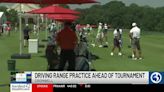 Players practice ahead of opening round of the Travelers Championship