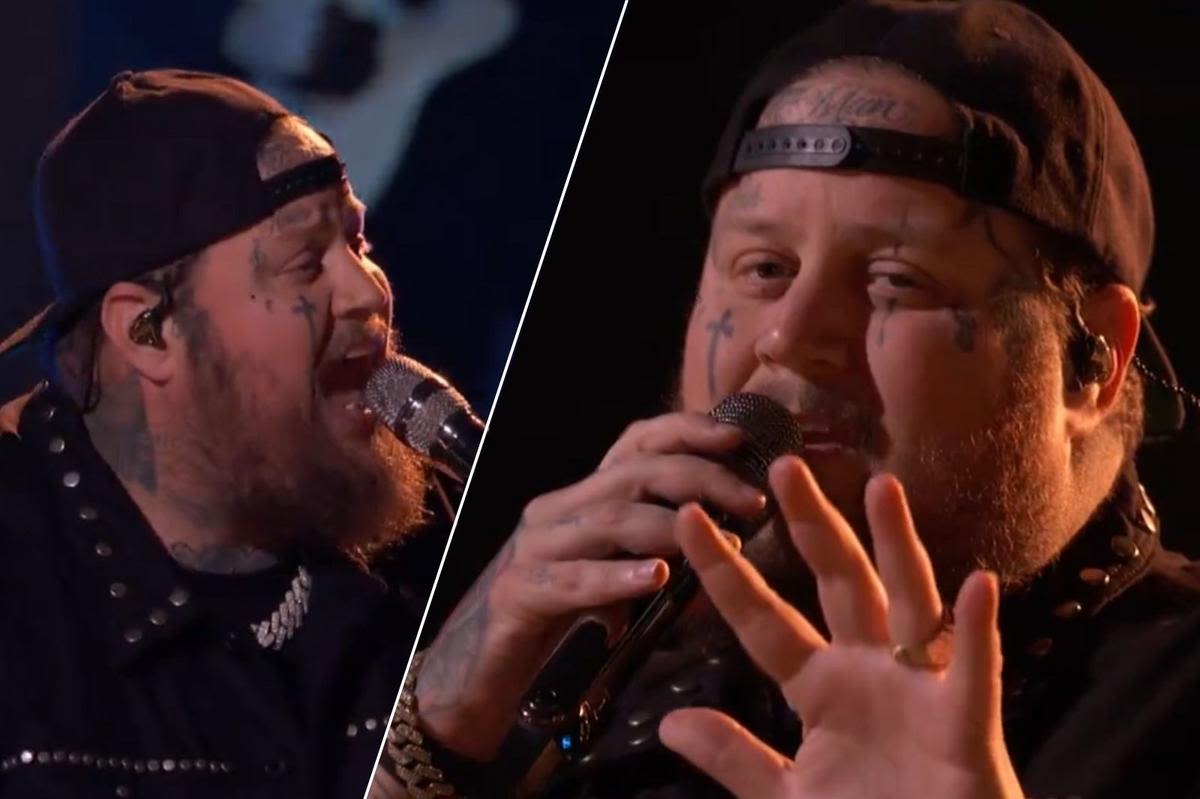 Jelly Roll Sings Unreleased Track 'I Am Not OK' on The Voice