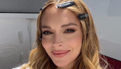 Lindsay Lohan looks radiant in new on-set selfie