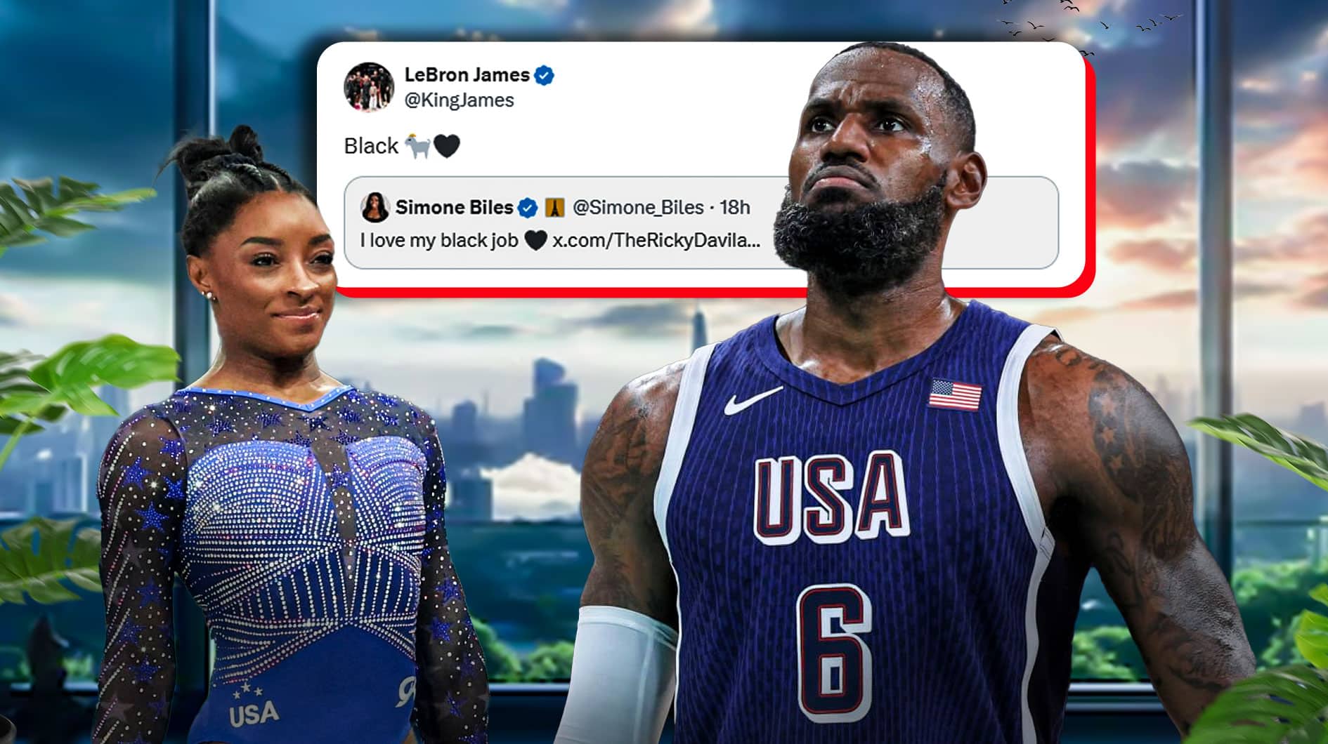 LeBron James drops ultimate Simone Biles praise amid historic feat