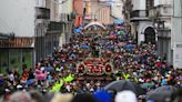 Multitudinarias procesiones de Semana Santa marcadas por el pedido de paz en Ecuador