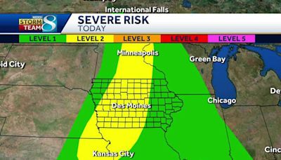 Iowa weather: Storm chances return to Des Moines Tuesday night