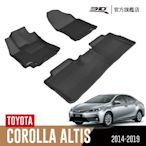 3D 卡固立體汽車踏墊 TOYOTA Corolla Altis 2014~2019