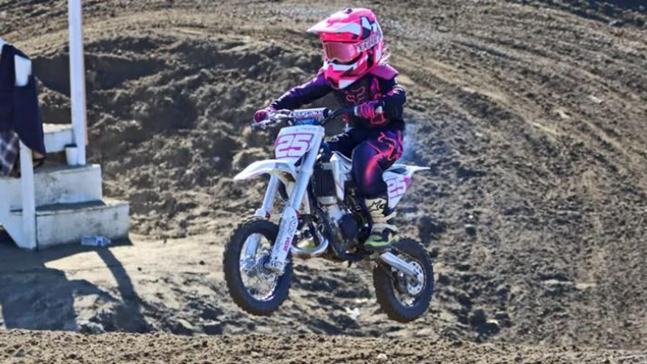 Child dies in motocross 'freak accident' family says