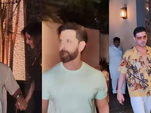 Hrithik Roshan Joins Ex-wife Sussanne, Arslan Goni, Zayed Khan for Family Dinner; GF Saba Azad Missing - News18