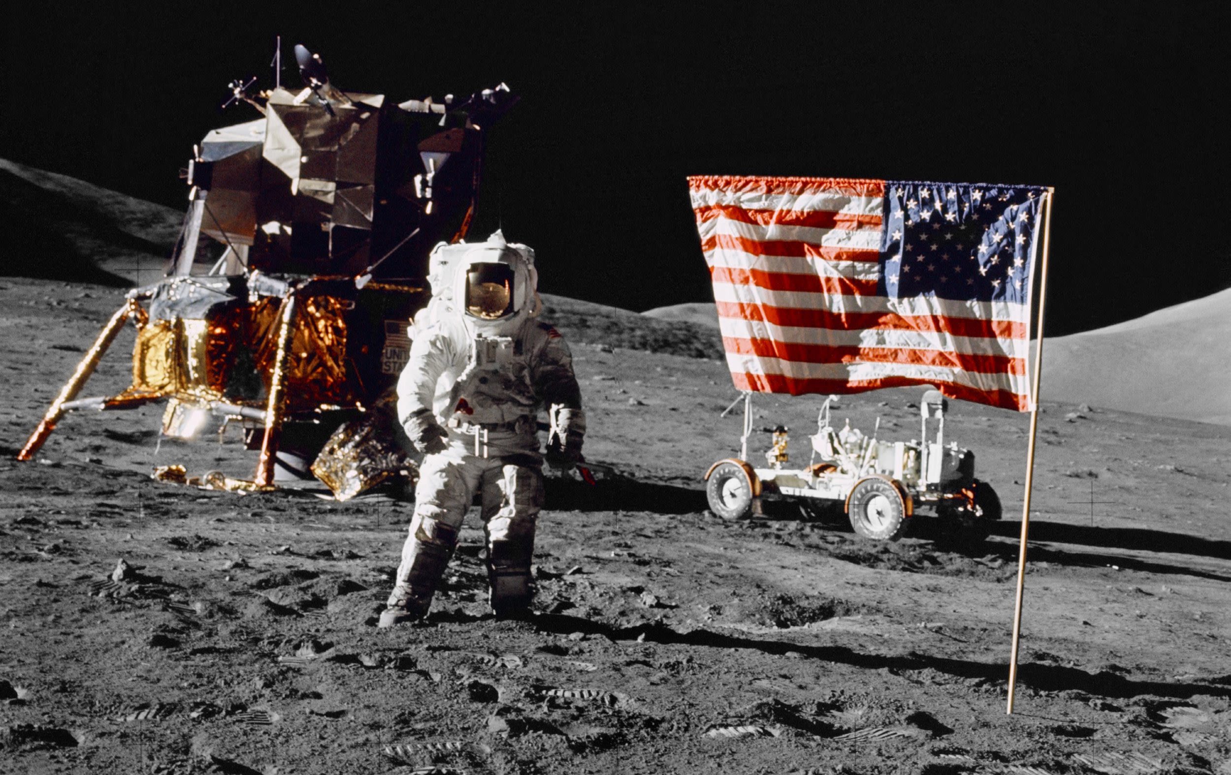 I’d like to believe the Moon landings were faked – the alternative is far bleaker