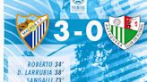 El Málaga se da un chute de moral para la fase de ascenso (3-0)