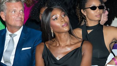 Naomi Campbell makes appearance at New York Fashion Week with injury