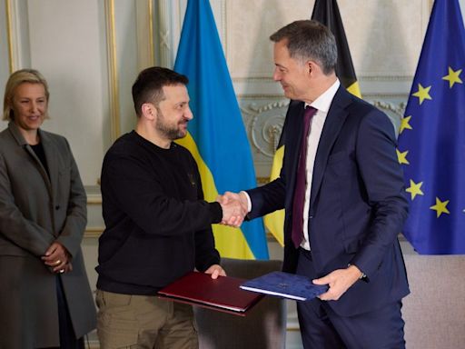 Ukraine war latest: Belgium signs security deal with Ukraine, pledges $1 billion in aid this year