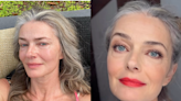 Supermodel Paulina Porizkova shows off '58-year-old face' with and without makeup