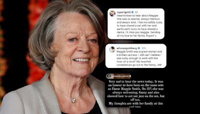 'A legend': 'Harry Potter' stars pay tribute to Maggie Smith