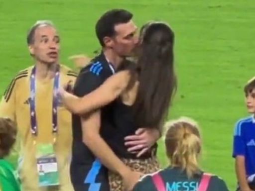 El DESOPILANTE comentario del utilero de la Selección argentina a la esposa de Lionel Scaloni tras la final de la Copa América
