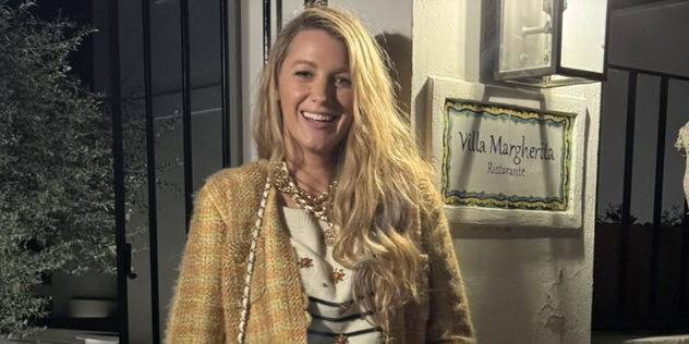 Blake Lively Gives a Master Class in Layering Funky Patterns During Capri Holiday