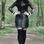 Gothic Short Leather Skirt